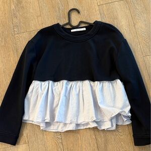 Zara Navy Knit Sweater